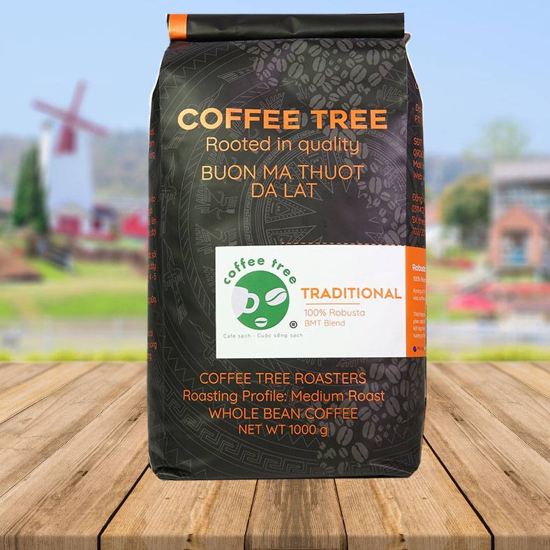 [ HCM ] Cà phê bột Robusta nguyên chất 100% 500gr - Coffee Tree thơm ngon, đậm đà