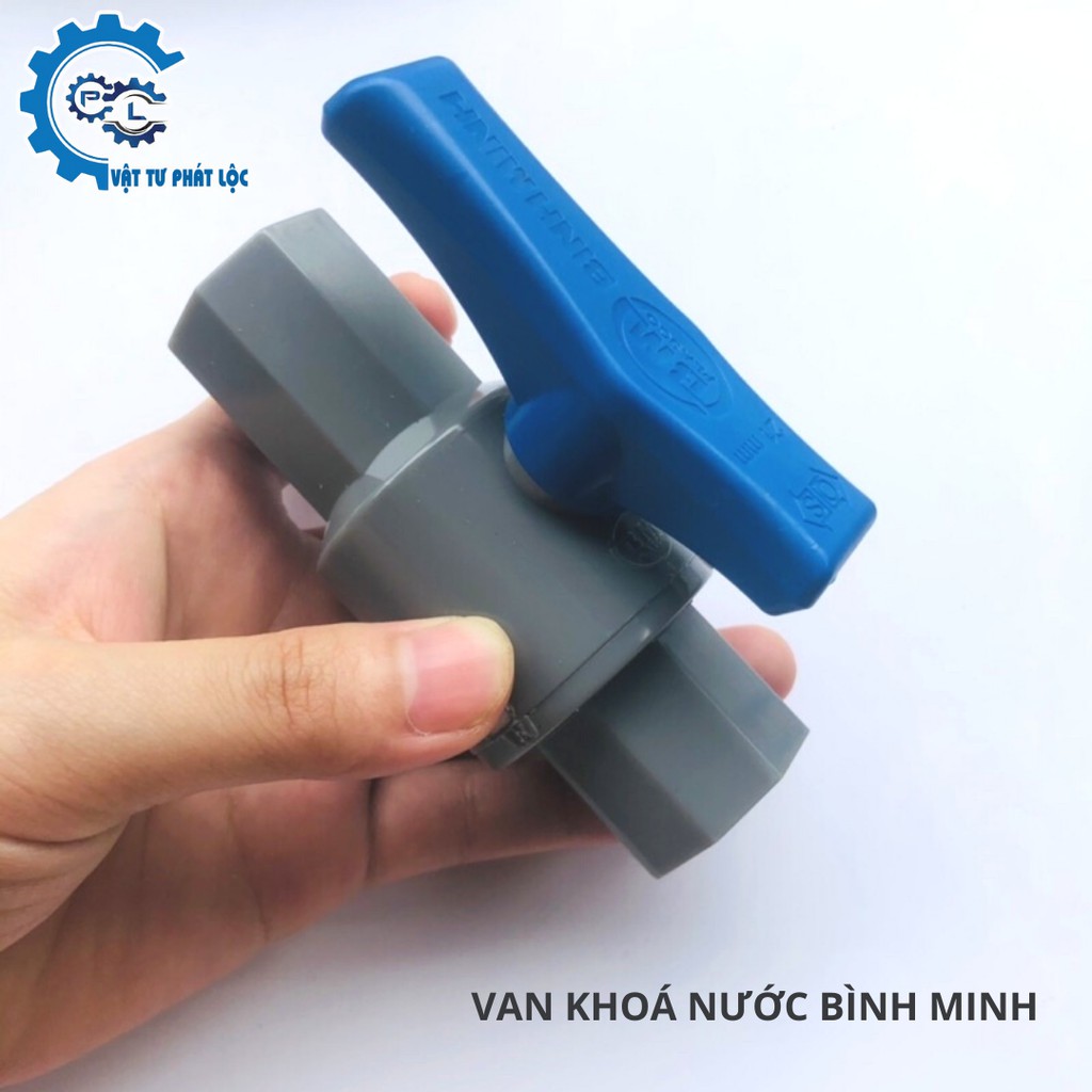 Van khoá nước Bình Minh phi 21, 27, 34 TẶNG KÈM