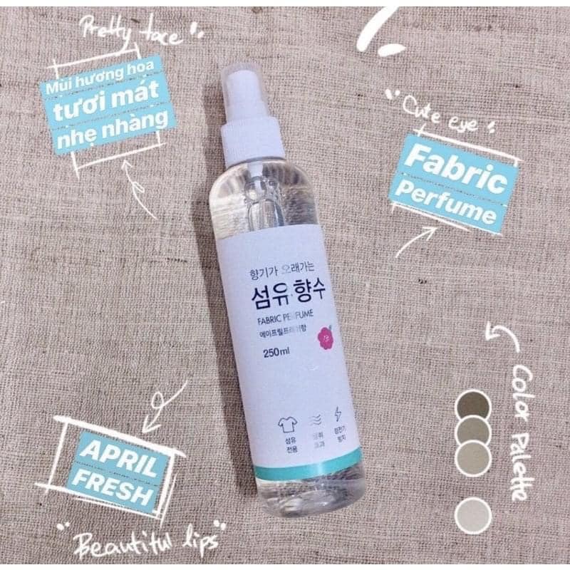 XỊT THƠM QUẦN ÁO FABRIC PERFUME
