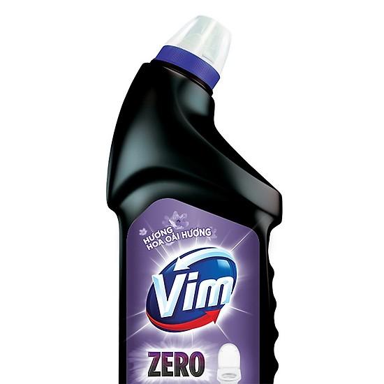 CHẤT TẨY RỬA BỒN CẦU VIM ZERO 750ML HƯƠNG HOA OẢI HƯƠNG