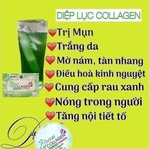 [ FREESHIP MAX ]Diệp Lục Collagen mẫu mới