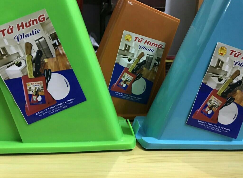 Giá để dao bằng nhựa plastic tứ hưng