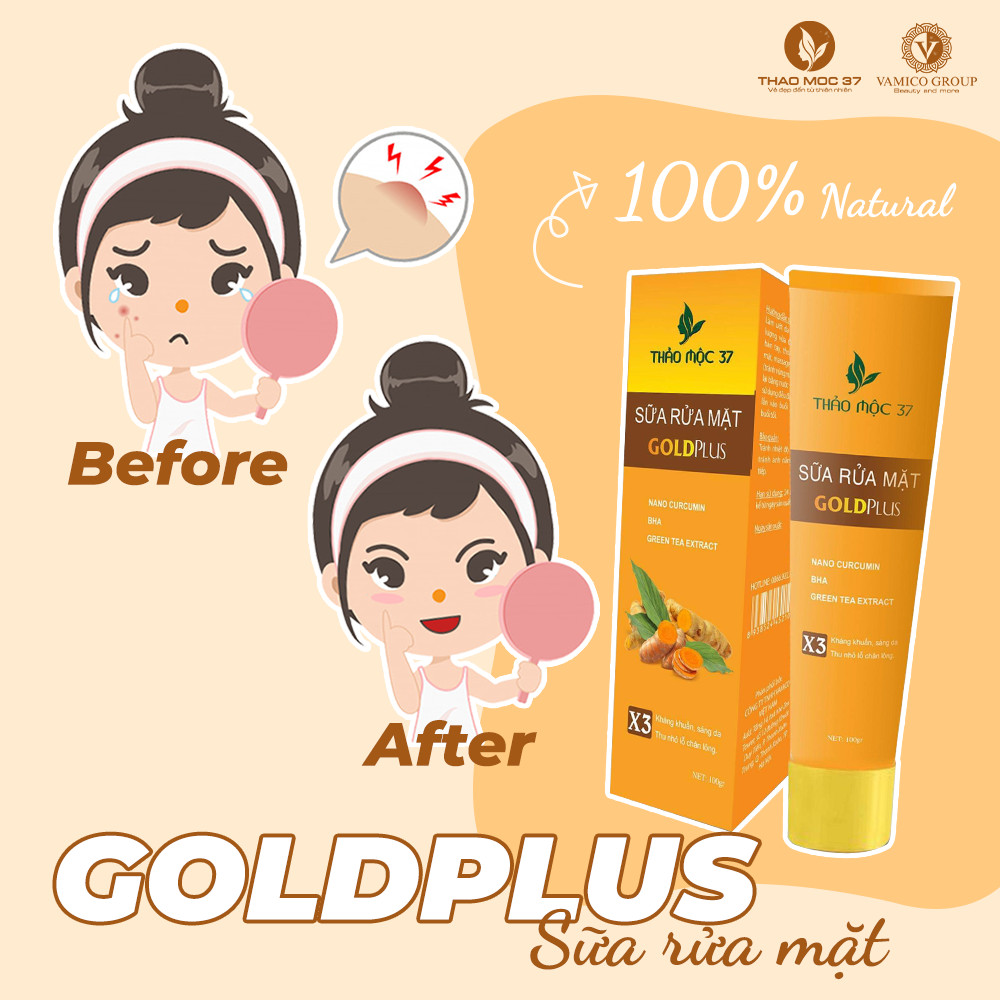 SỮA RỬA MẶT GOLD THẢO MỘC 37