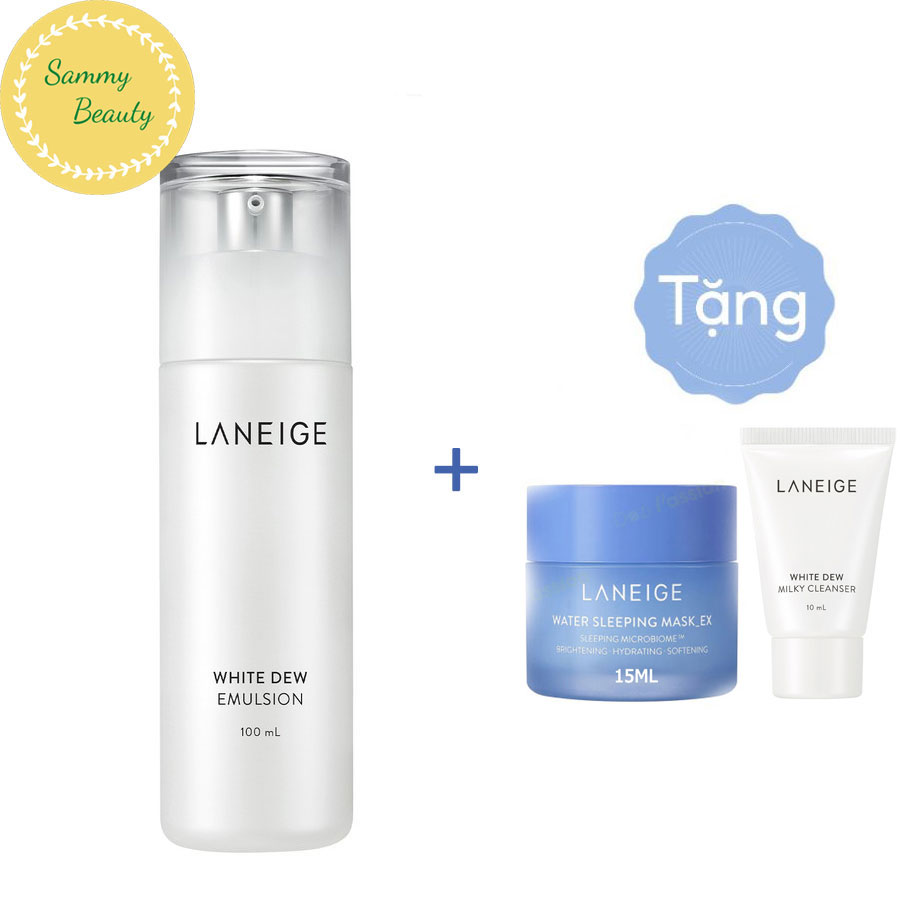 (TEM CHÍNH HÃNG) Sữa dưỡng trắng da Laneige White Dew Emulsion 100Ml