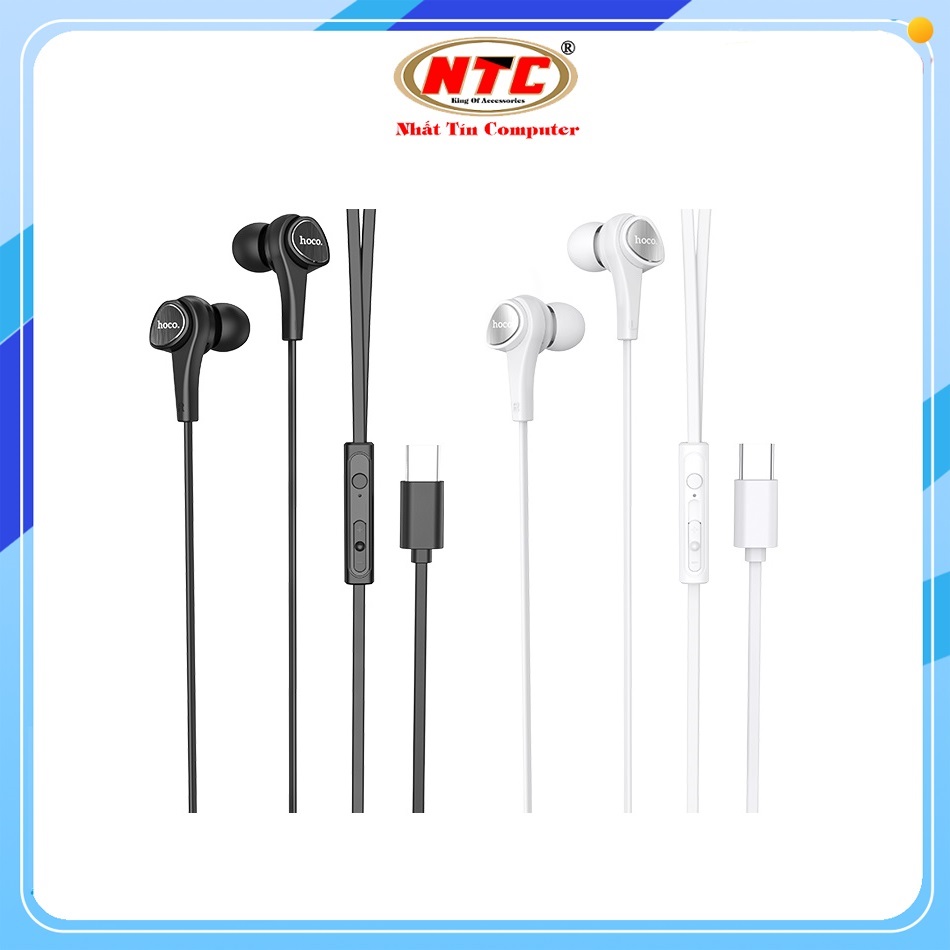 Tai nghe có dây cổng type-c hoco m67 passion, có micro đàm thoại - nhất tín computer
