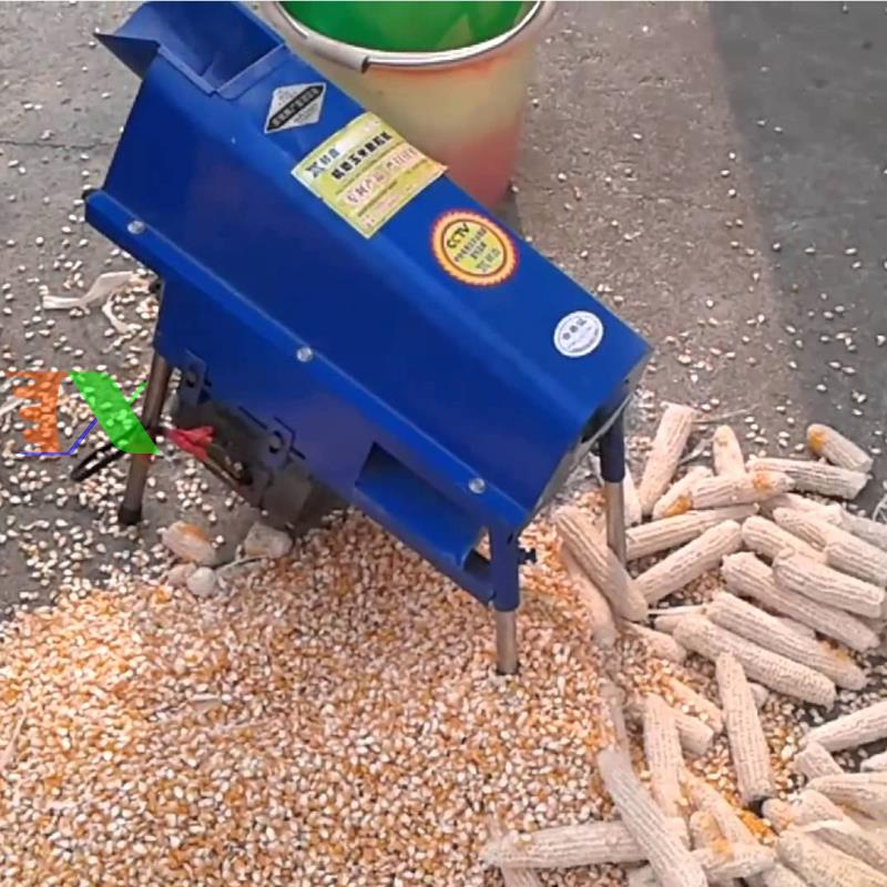 Máy tách hạt ngô TMM-01, Máy tách hạt bắp mini 1 cửa, Máy sơ chế ngô