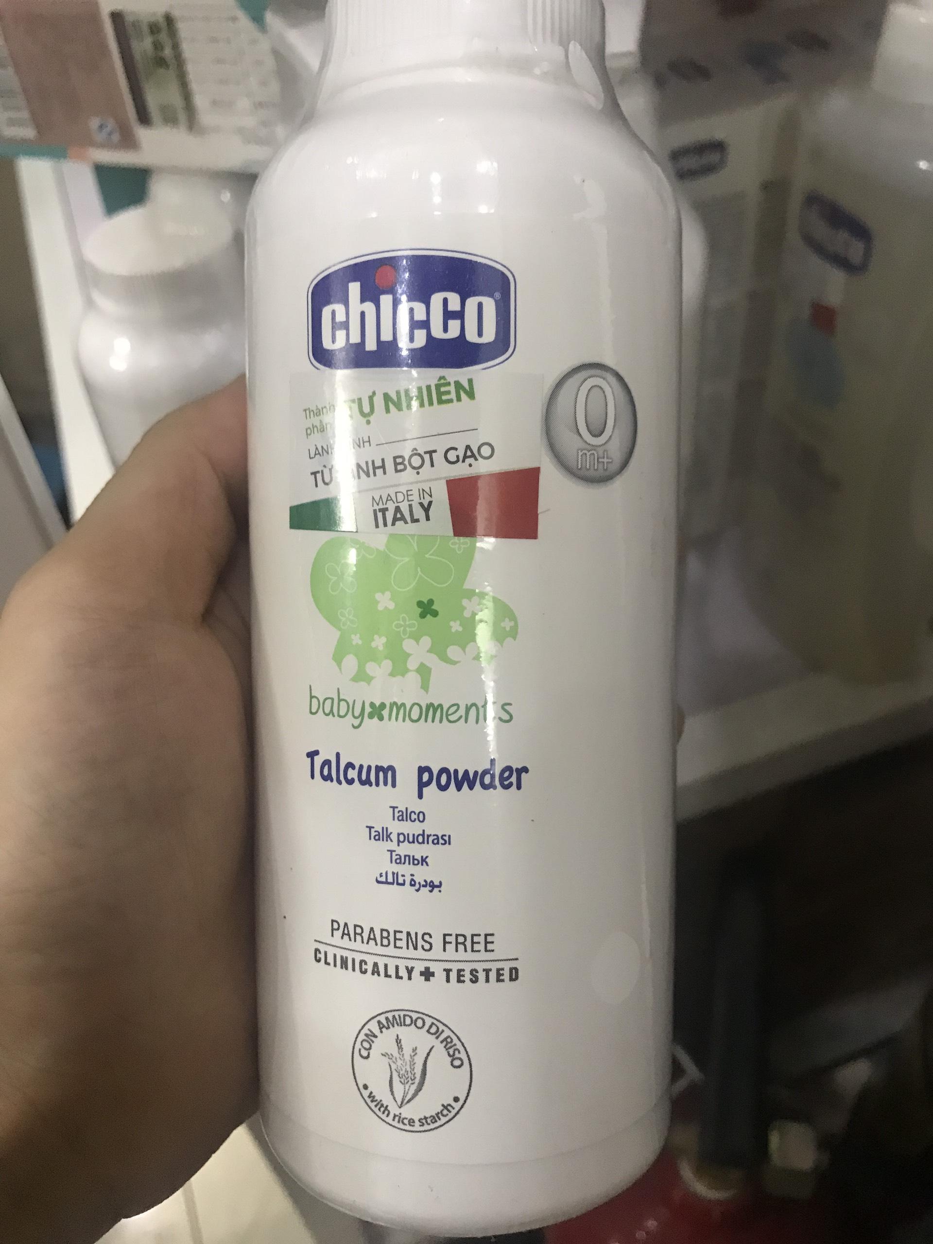 Phấn rôm tinh bột Gạo Chicco