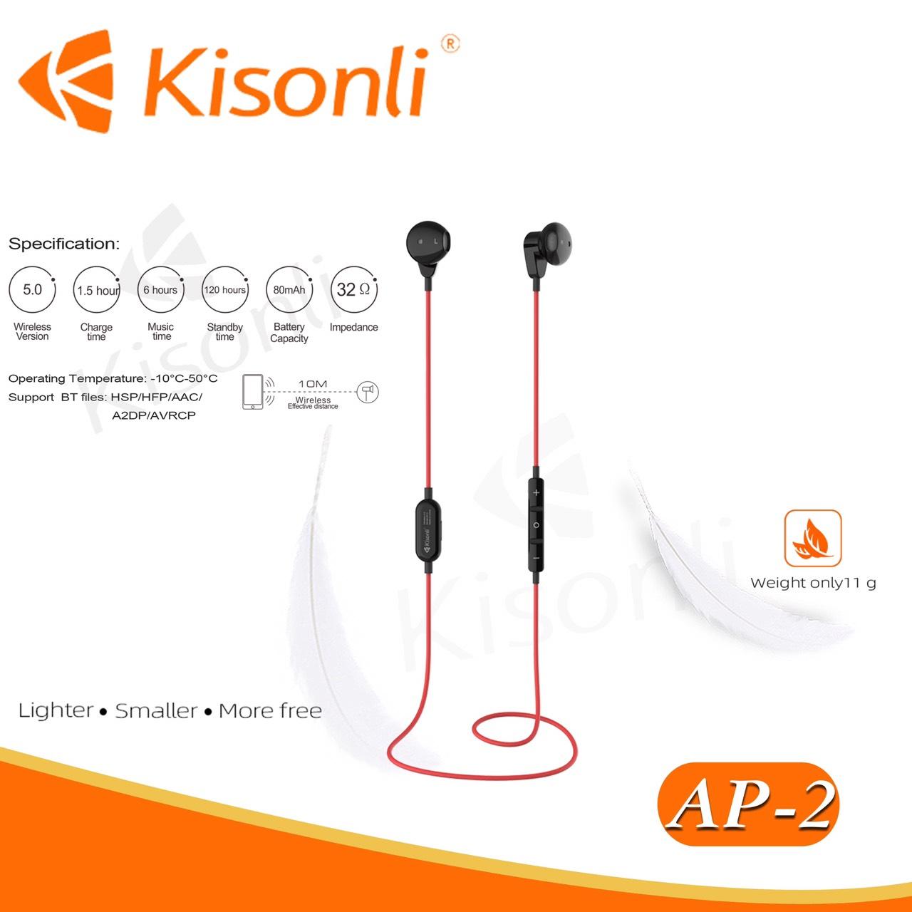 [HCM]Tai Nghe Bluetooth Kisonli  AP-2