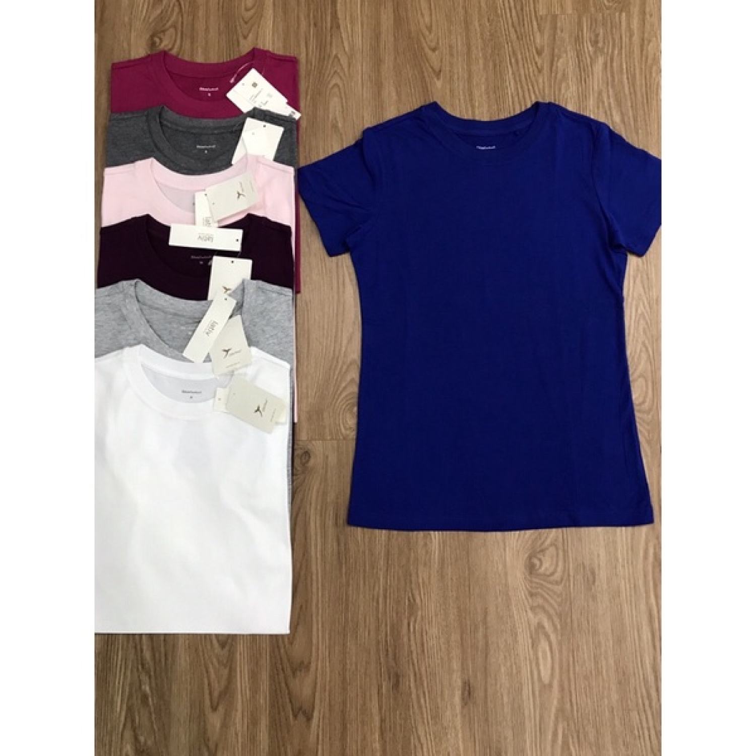 Áo phông áo thun nữ xuất dư chất cotton