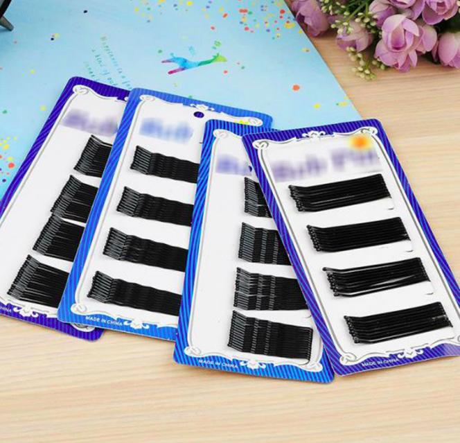 VỈ CẶP GHIM ĐEN CÀI TÓC CHO BÉ