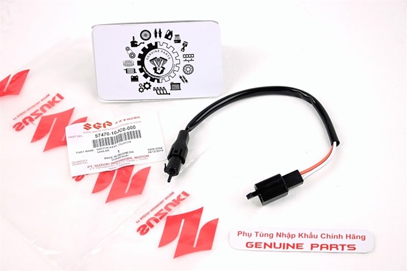 Giắc điện cùm côn satria, raider, gsx, bandit nhập suzuki indo, cảm biến tay côn 57470-10jc0-000 / 57470-10jh0-000