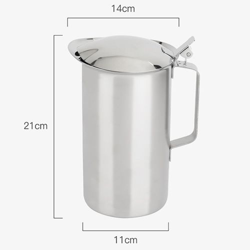 Ca inox có nắp đựng nước đá, nước ép, sữa, cafe