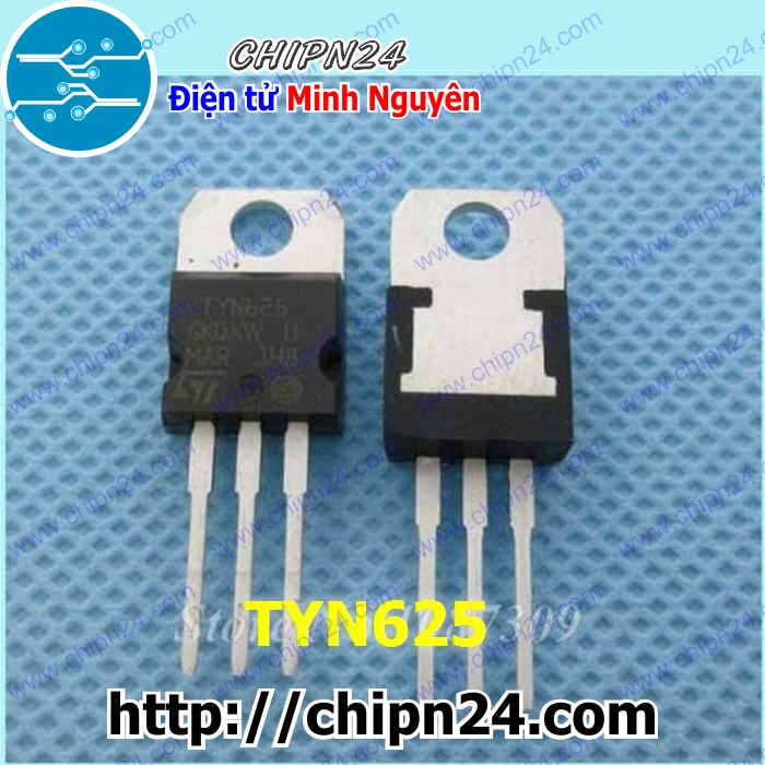 [2 con] (KT1) Triac SCR TYN625 TO-220 25A 600V