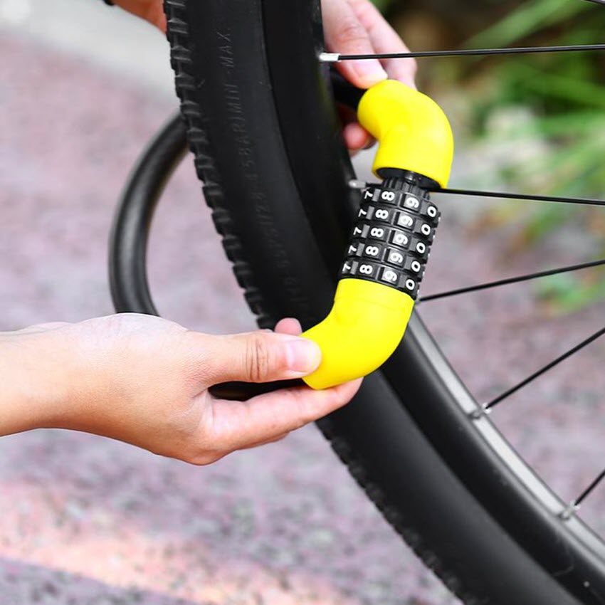 Khóa dây xe máy, xe đạp, cửa nhà, cổng nhà 5 số đổi được mật khẩu an toàn