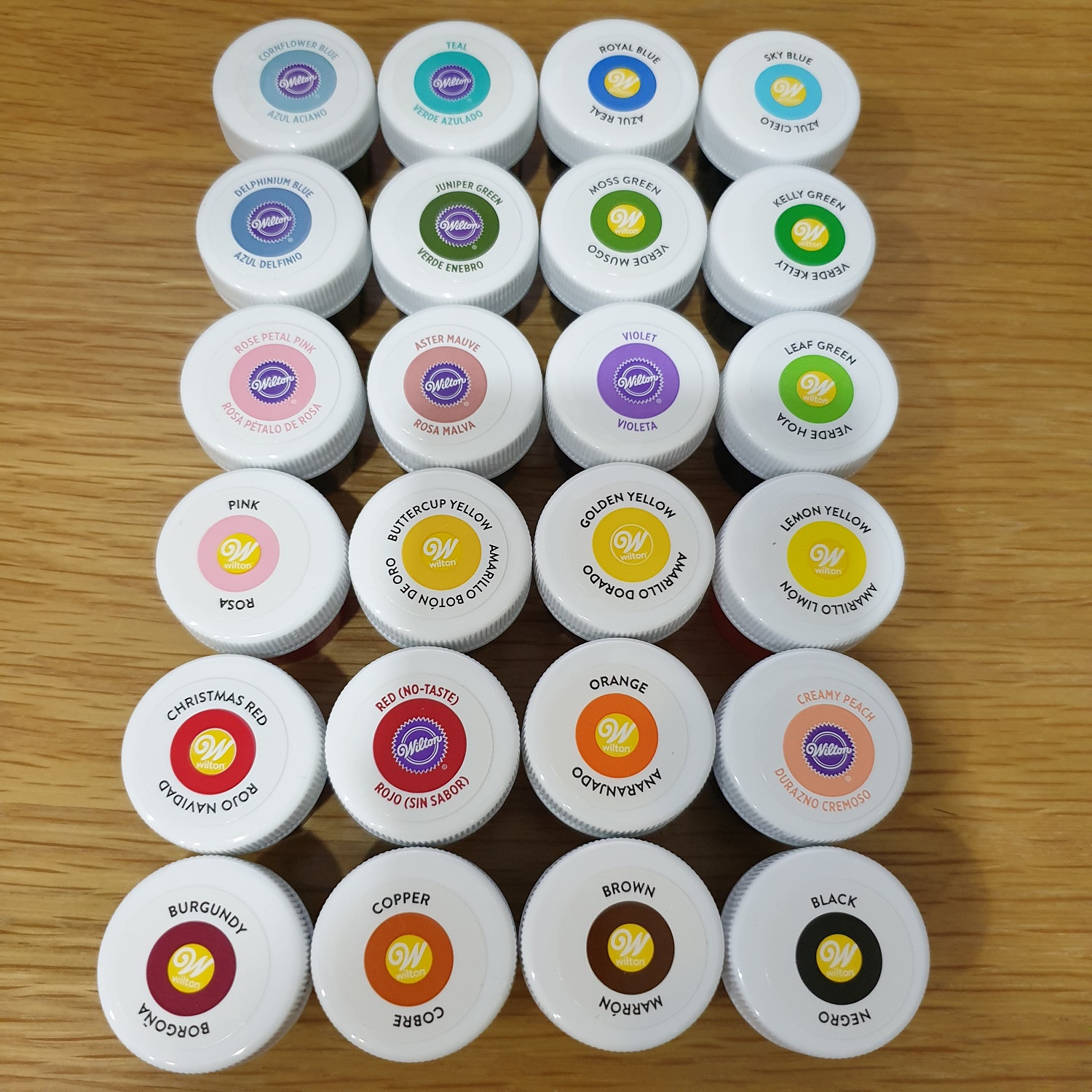 Wilton bộ 8 màu Pastel Garden - 0.5oz