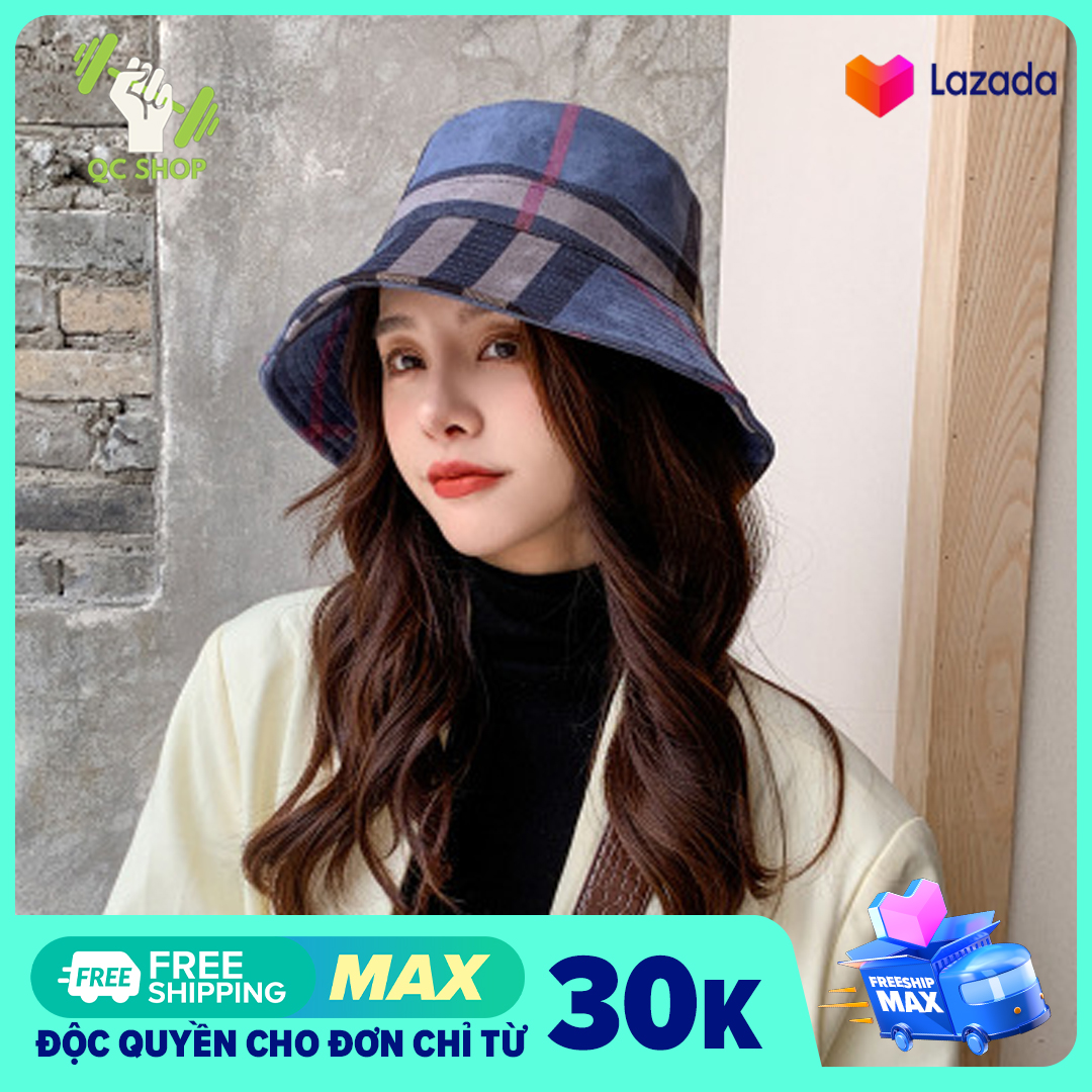 Nón Rộng Vành Nữ -Nón Bucket Kẻ Sọc 2020
