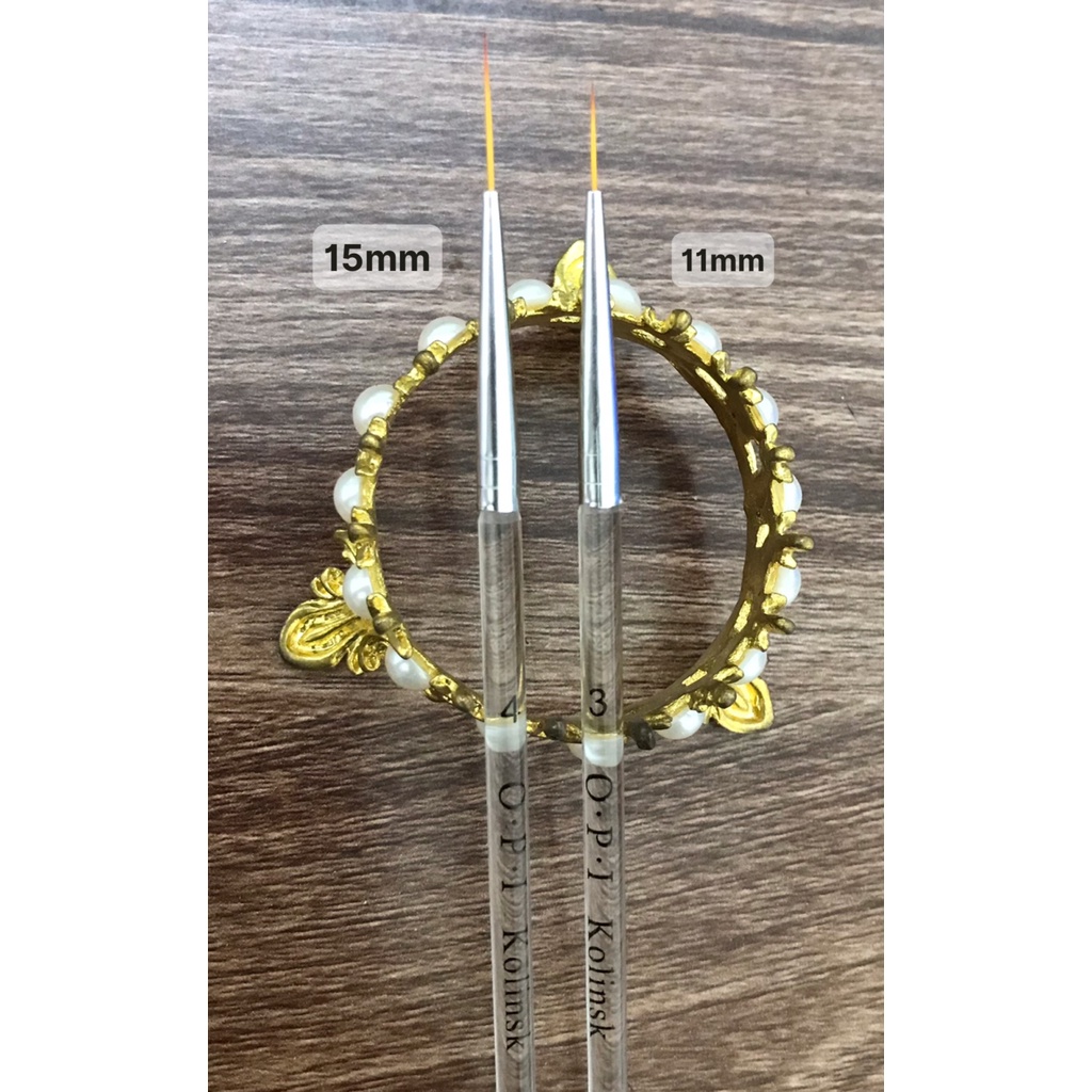 Cọ nét cán trong OPI 11mm- 15mm