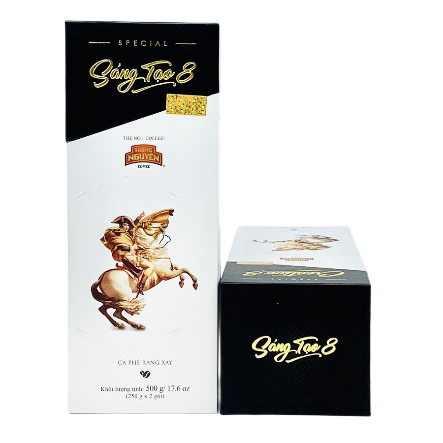 (Combo 2 Hộp) Cà phê Sáng tạo 8 Trung Nguyên - Cà phê Bột Pha Phin( Hộp 500gam)