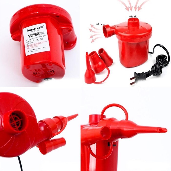 Máy Bơm Điện Cao Cấp 2 Chiều (Hút - Thổi) - Đồ Điện Gia Dụng, Máy Bơm Hơi Mini, Máy Bơm Phao Bơi, Máy Bơm Bể Bơi, Hồ Bơi, Máy Bơm Nệm Hơi