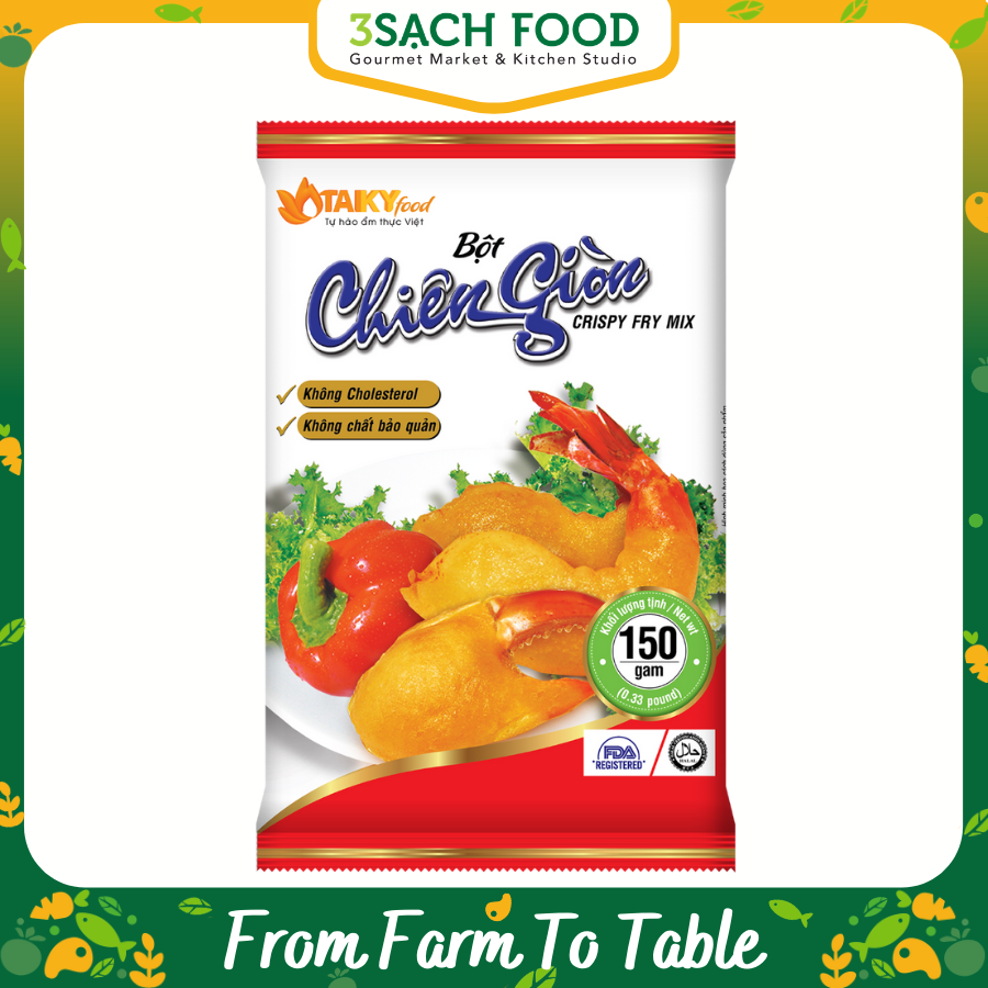 Bột Chiên Giòn Đỏ Tài Ký - gói 150gr