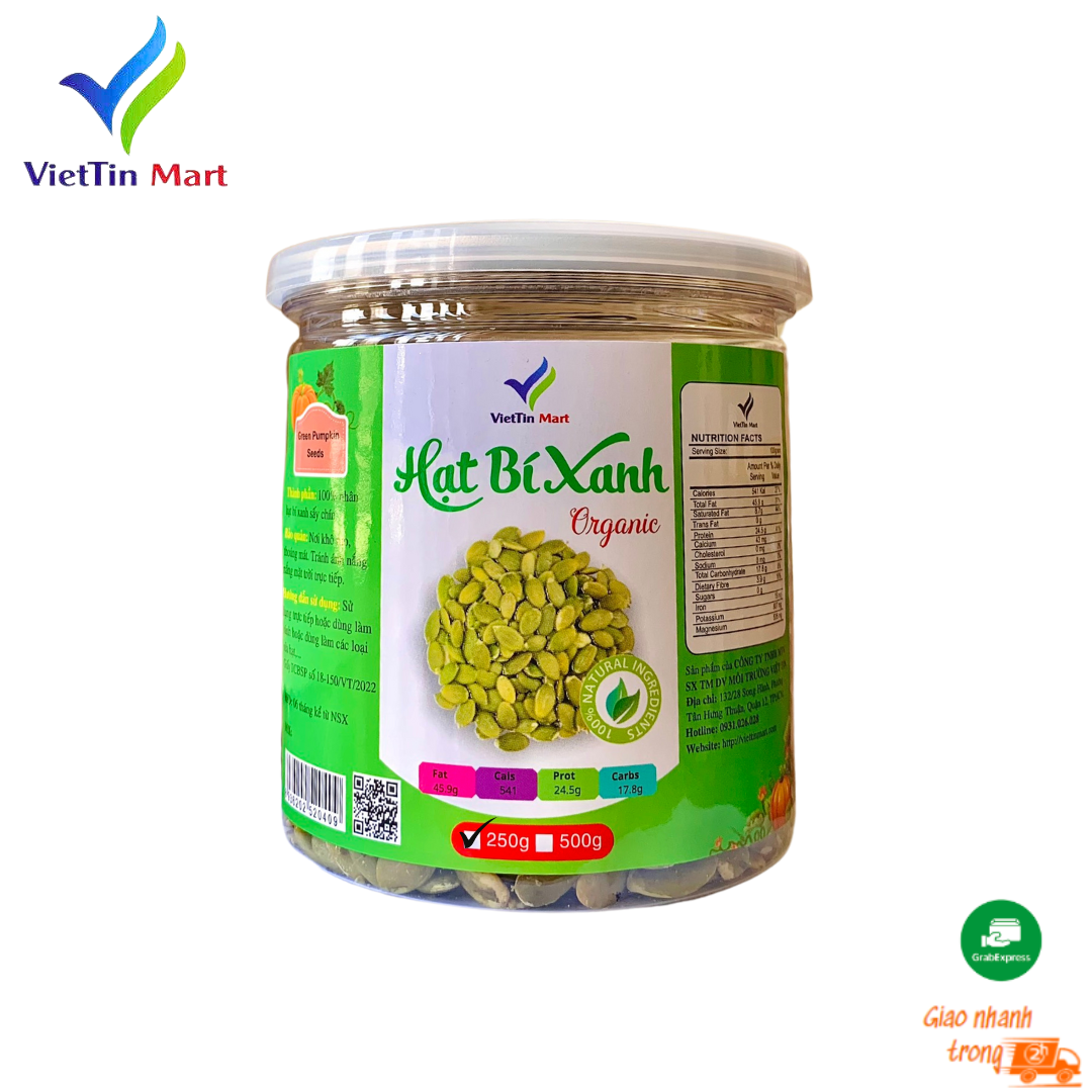 Hạt bí xanh sấy chín -Viettin Mart