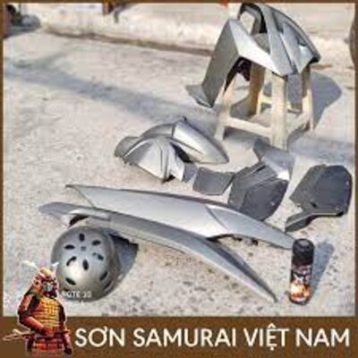 Y747 Sơn xịt Samurai MÀU XÁM MỜ