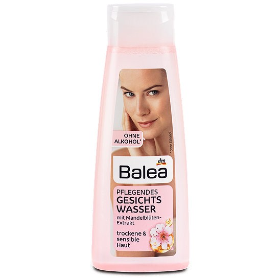 Nước hoa hồng cấp ẩm Balea không chứa cồn 200ml - Đức (Cho da khô và nhạy cảm)