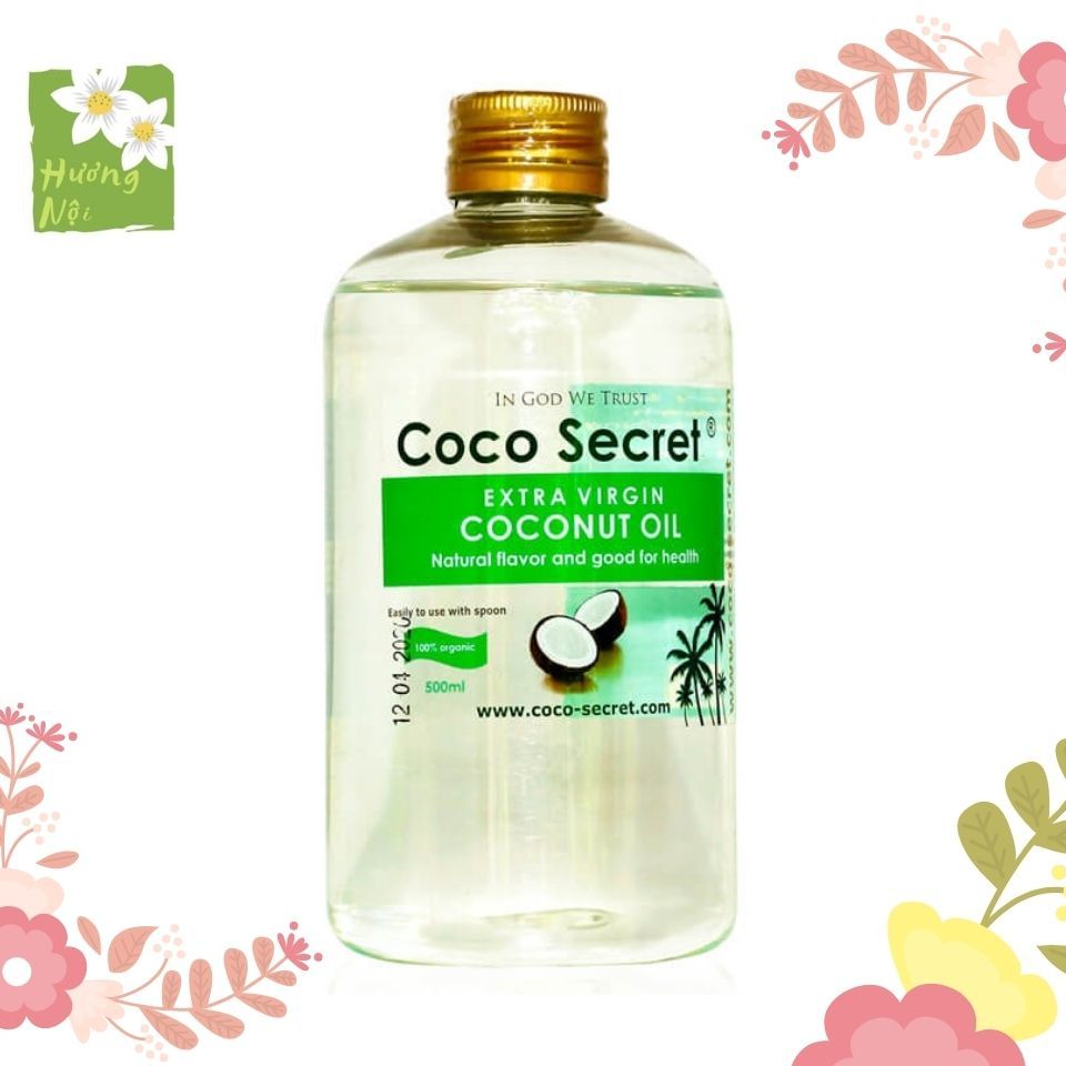 [HCM]Dầu dừa nguyên chất Coco Secret 500ml