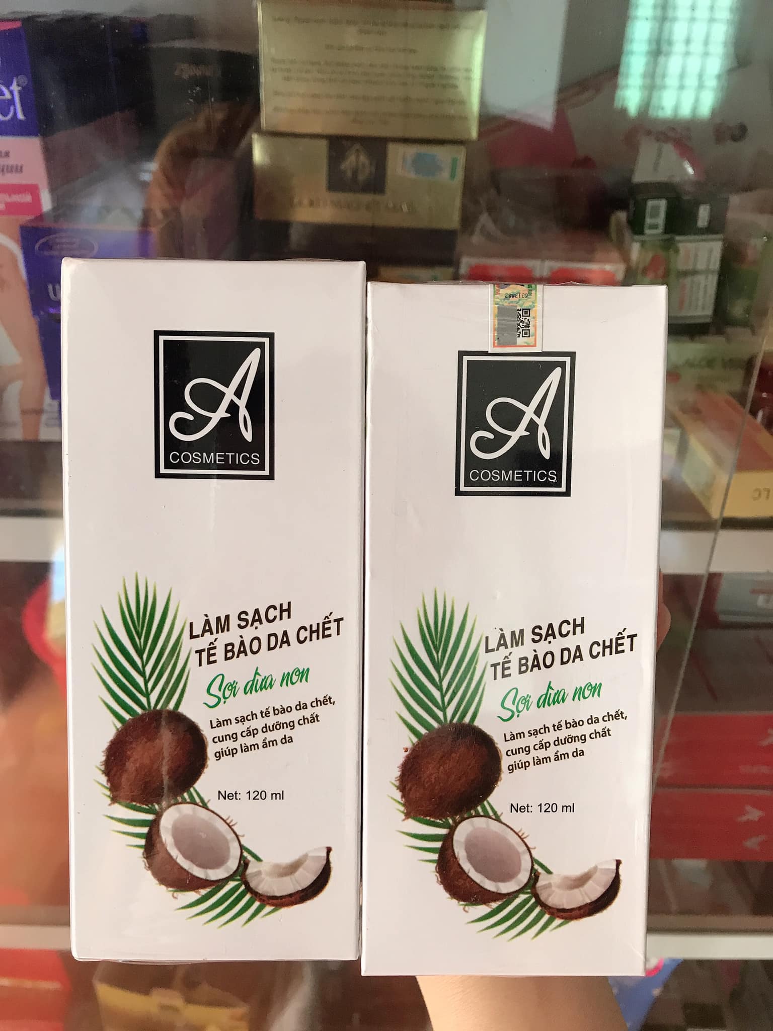 Tẩy Da Chết Sợi Dừa Non 120ml A Cosmetics