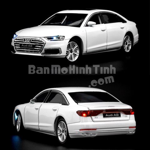Mô hình xe Audi R8, A8, Q7, Q8 1:32