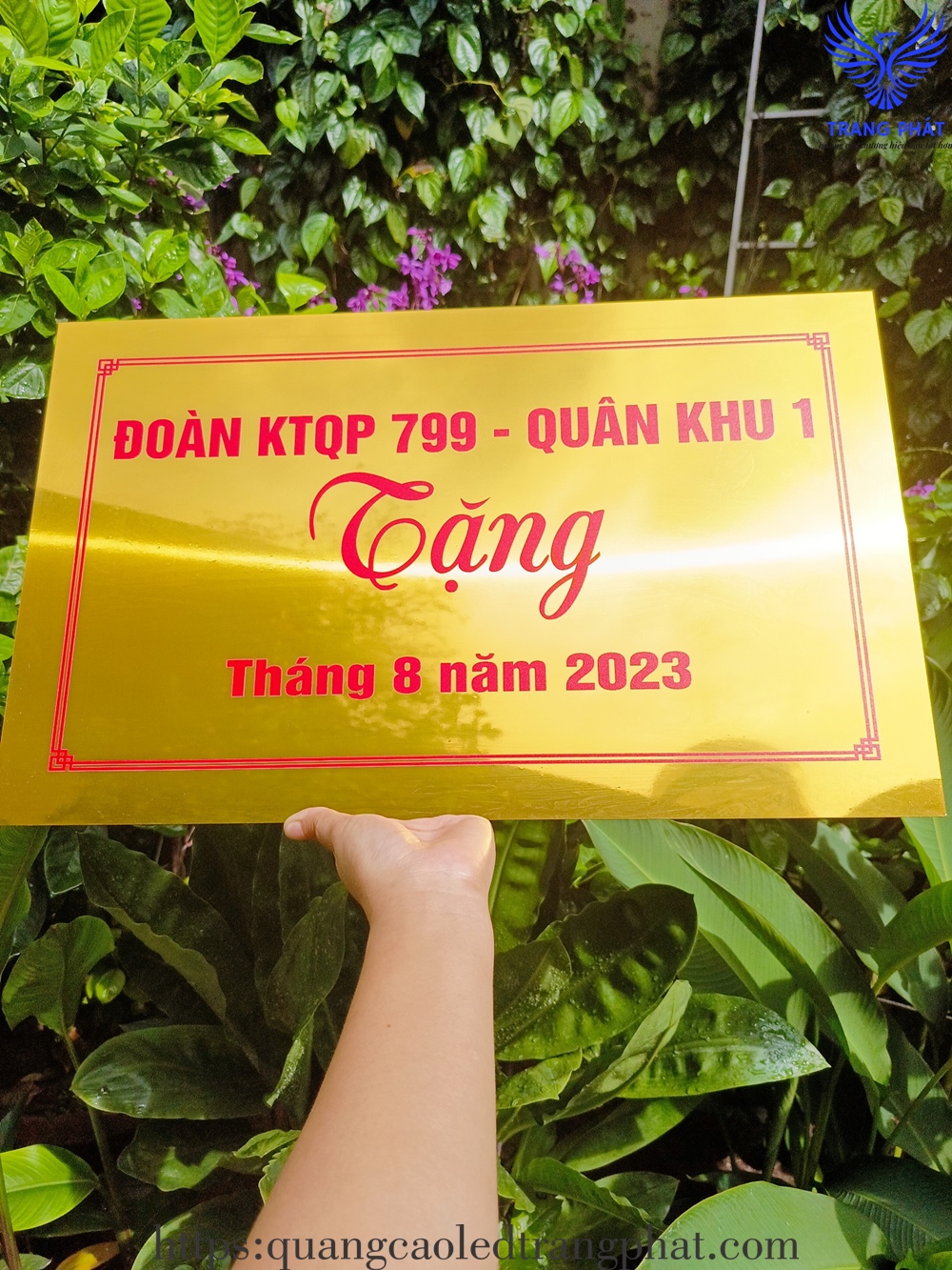 Biển hiệu công ty alumium cao cấp, Bảng tên shop, biển công ty, làm theo yêu cầu