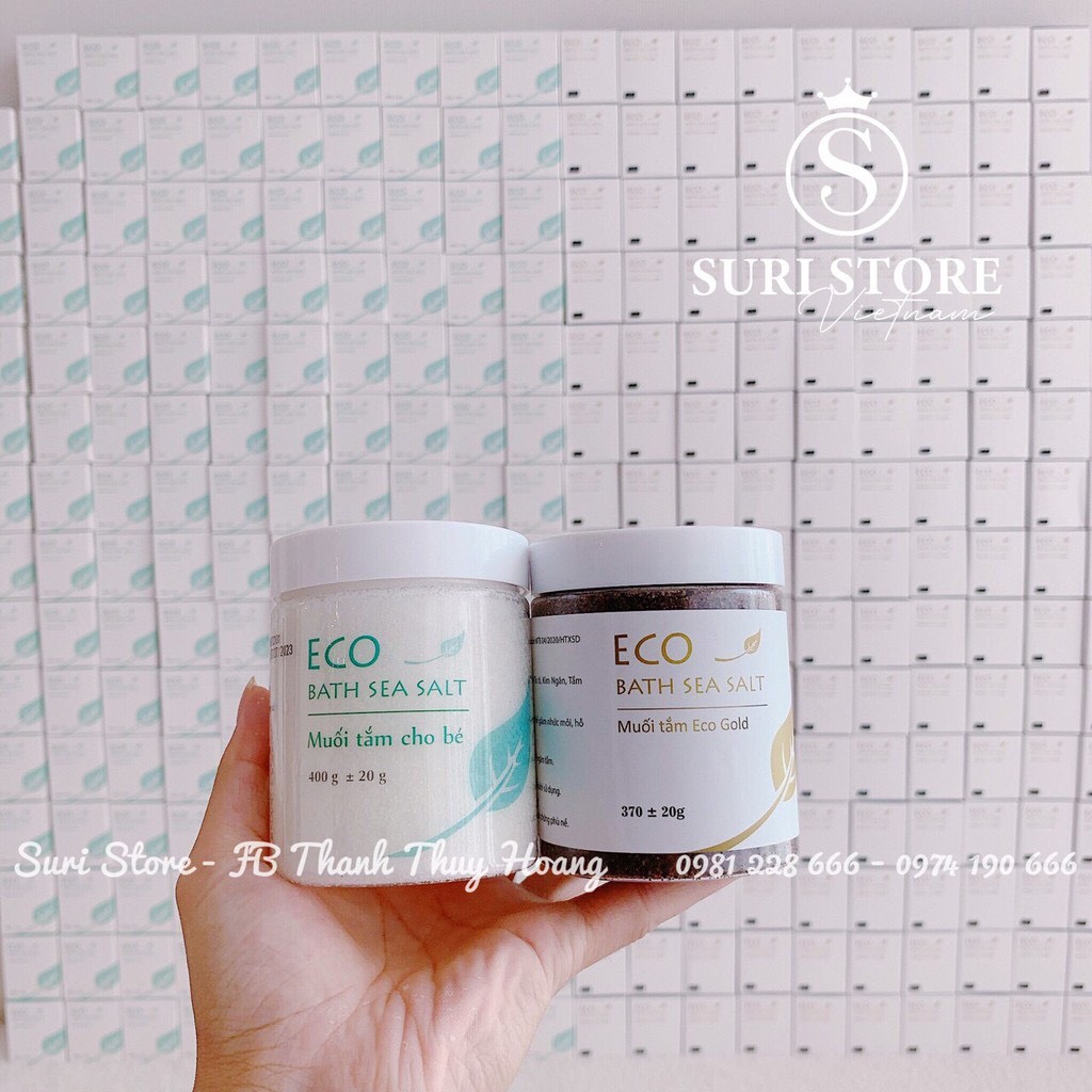 Muối tắm thảo dược cho bé Eco - 400g