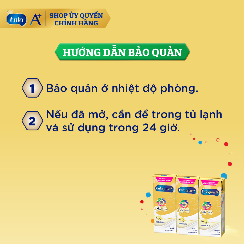 [HCM]Thùng 24 hộp sữa nước enfagrow 180ml