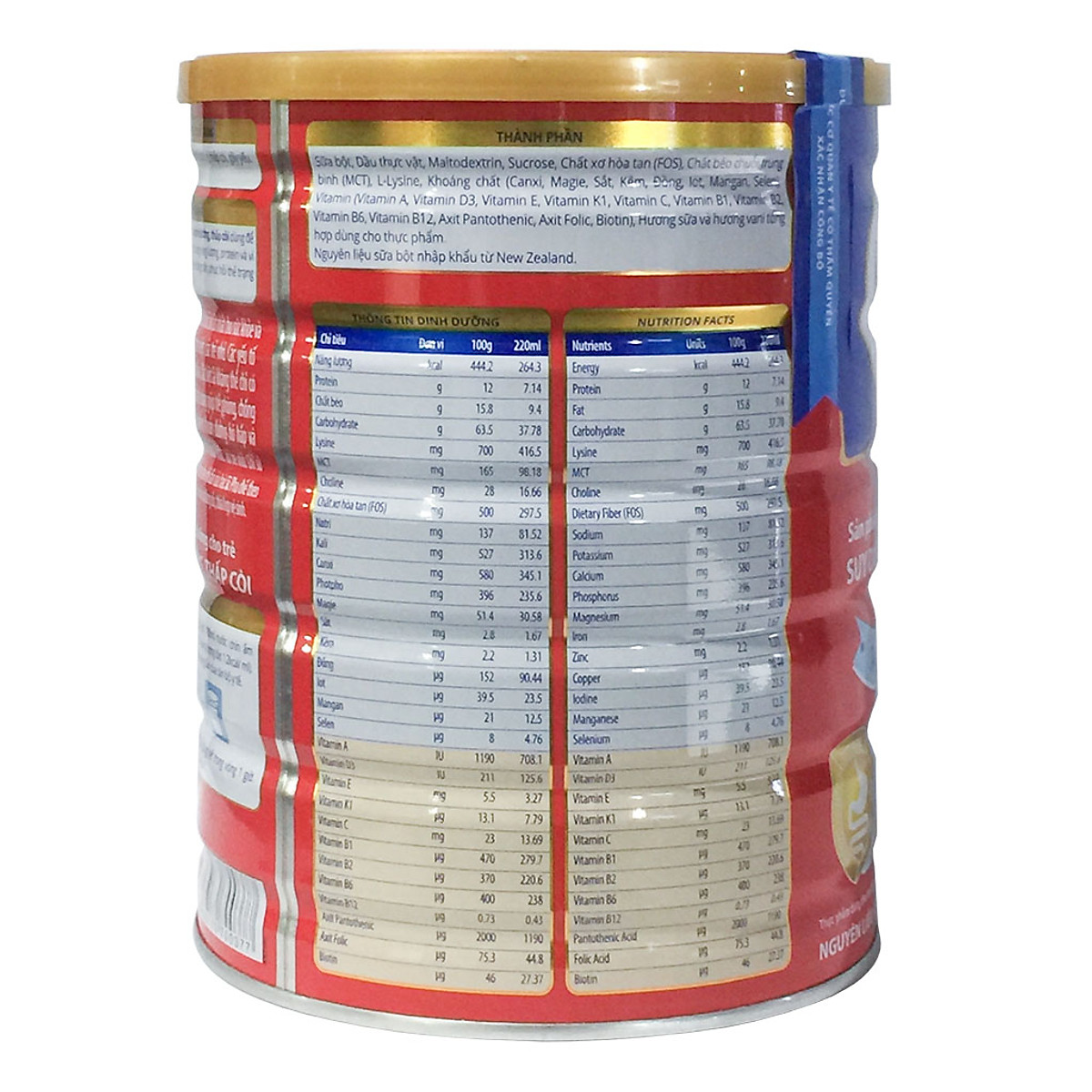 Sữa bột OGGI Gold suy dinh dưỡng 800g