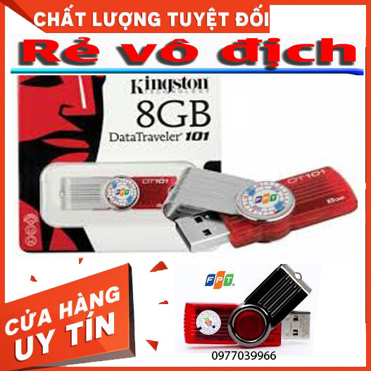 [ GIÁ HUỶ DIỆT] USB Kington 8GB Đủ Tem FPT