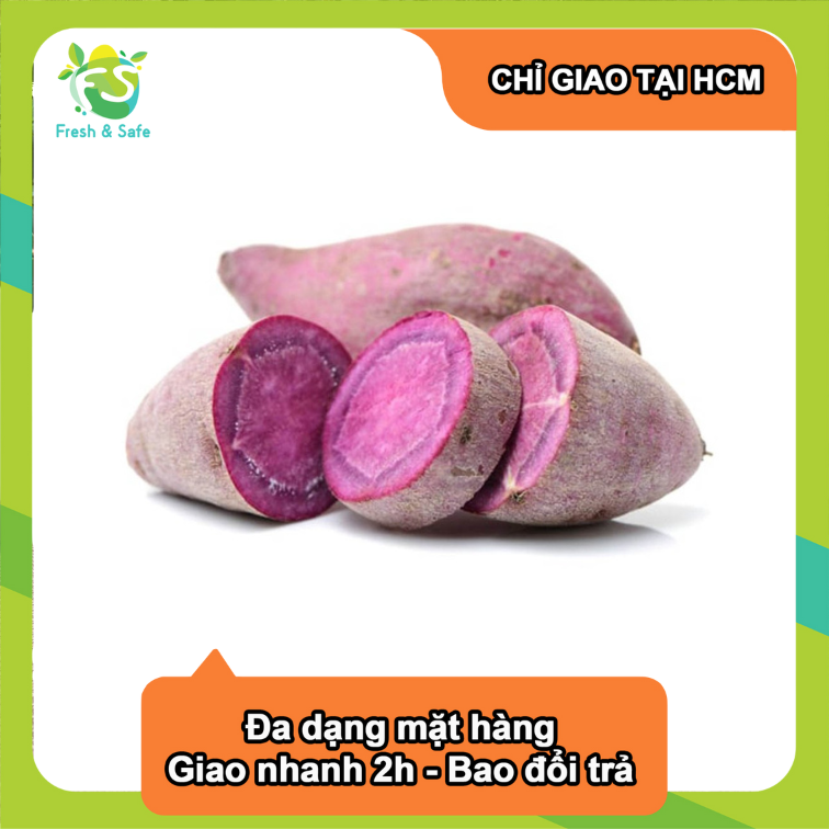 [Chỉ Giao HCM] Khoai Lang Tím - 1kg