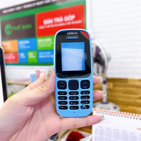 Bộ vỏ Nokia 105 2017 zin mấu máy chuẩn