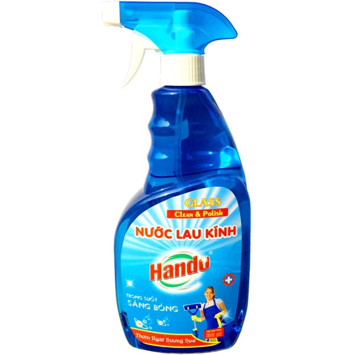 Nước lau kính thơm mát cao cấp 600ml