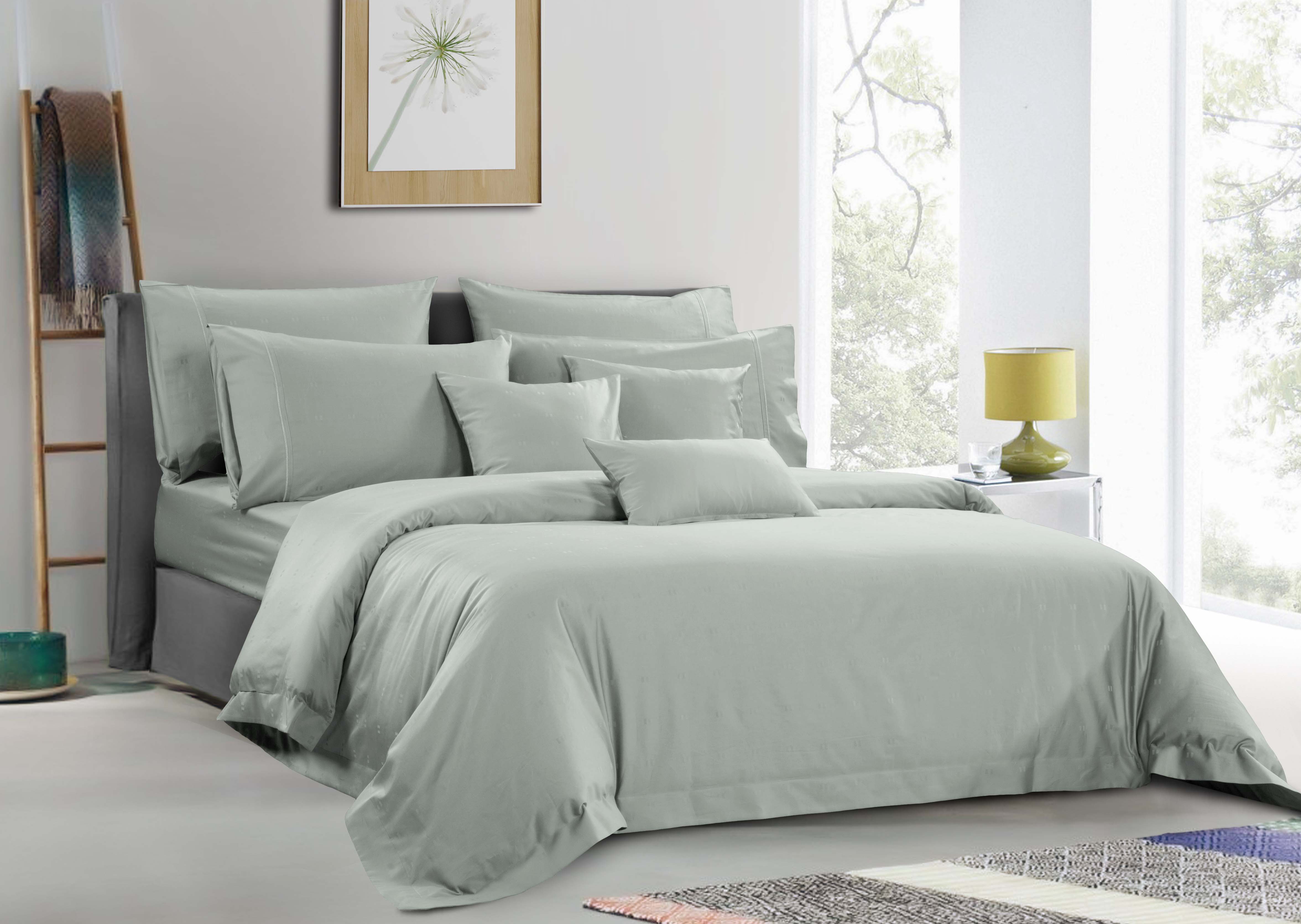 Bộ Ga và Vỏ Chăn Akemi Cotton Select Affinity gồm 6 món, (King/Queen)