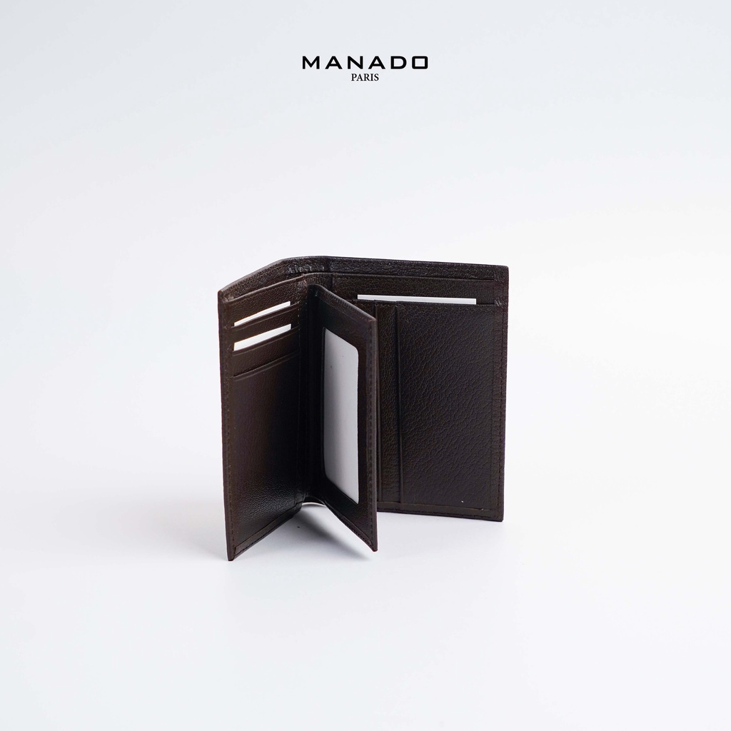Ví Da Manado Cao Cấp Dáng Đứng, Da Bò Dập Vân Epsom - VMND01