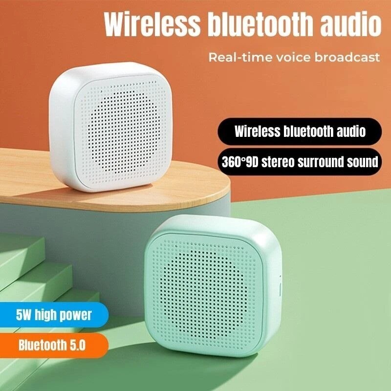 M1 Mini Wireless Speaker Bluetooth Compatible Speaker Surround Sound Mini Portable Wireless Loudspeaker Subwoofer Portable