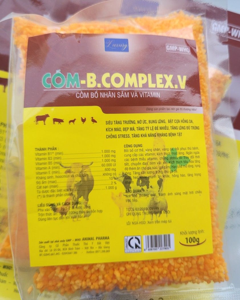 Bcomlex cốm 100g bổ cốm nhân sâm và vitamin
