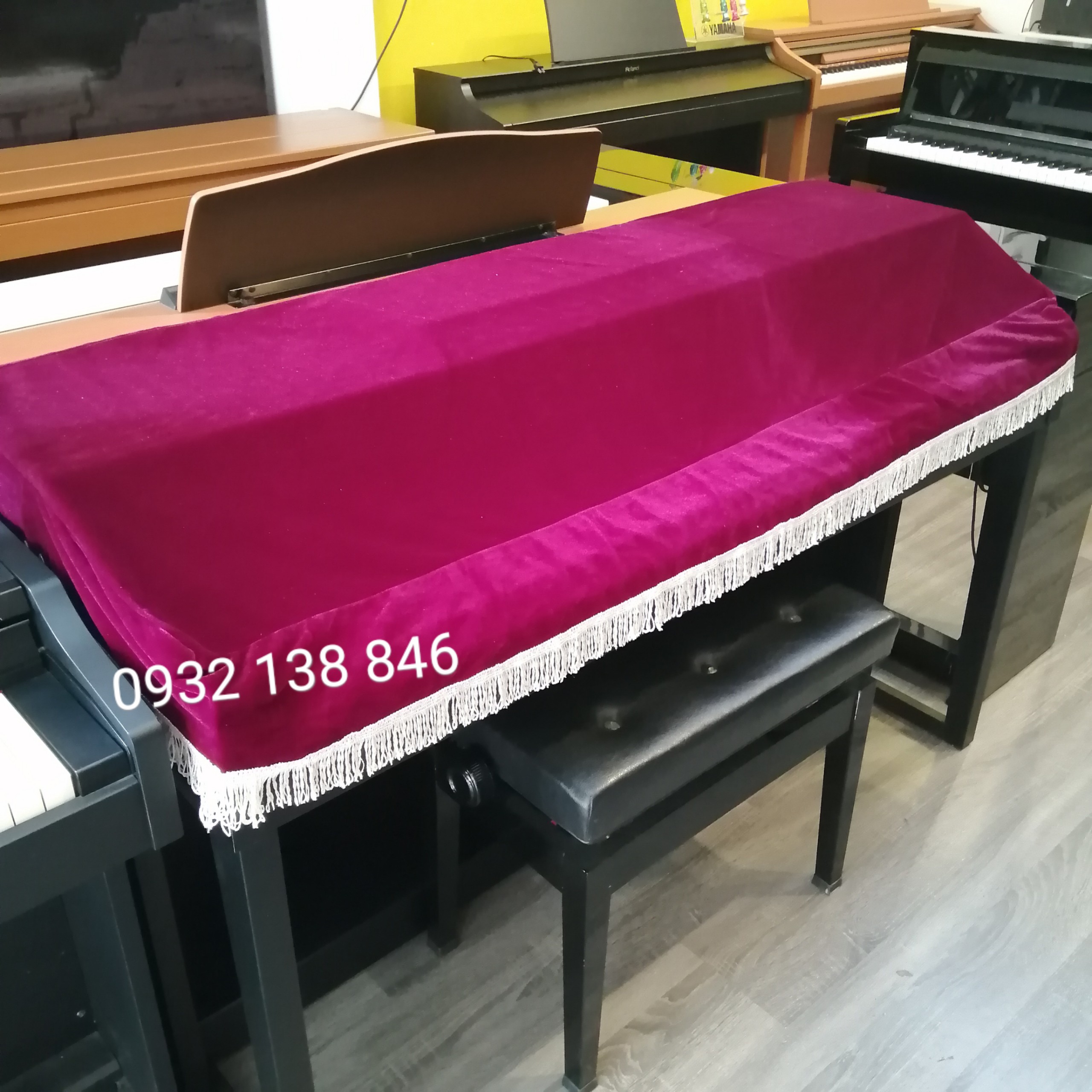 [HCM]KHĂN PHỦ ĐÀN PIANO ĐIỆN SCLP-430B