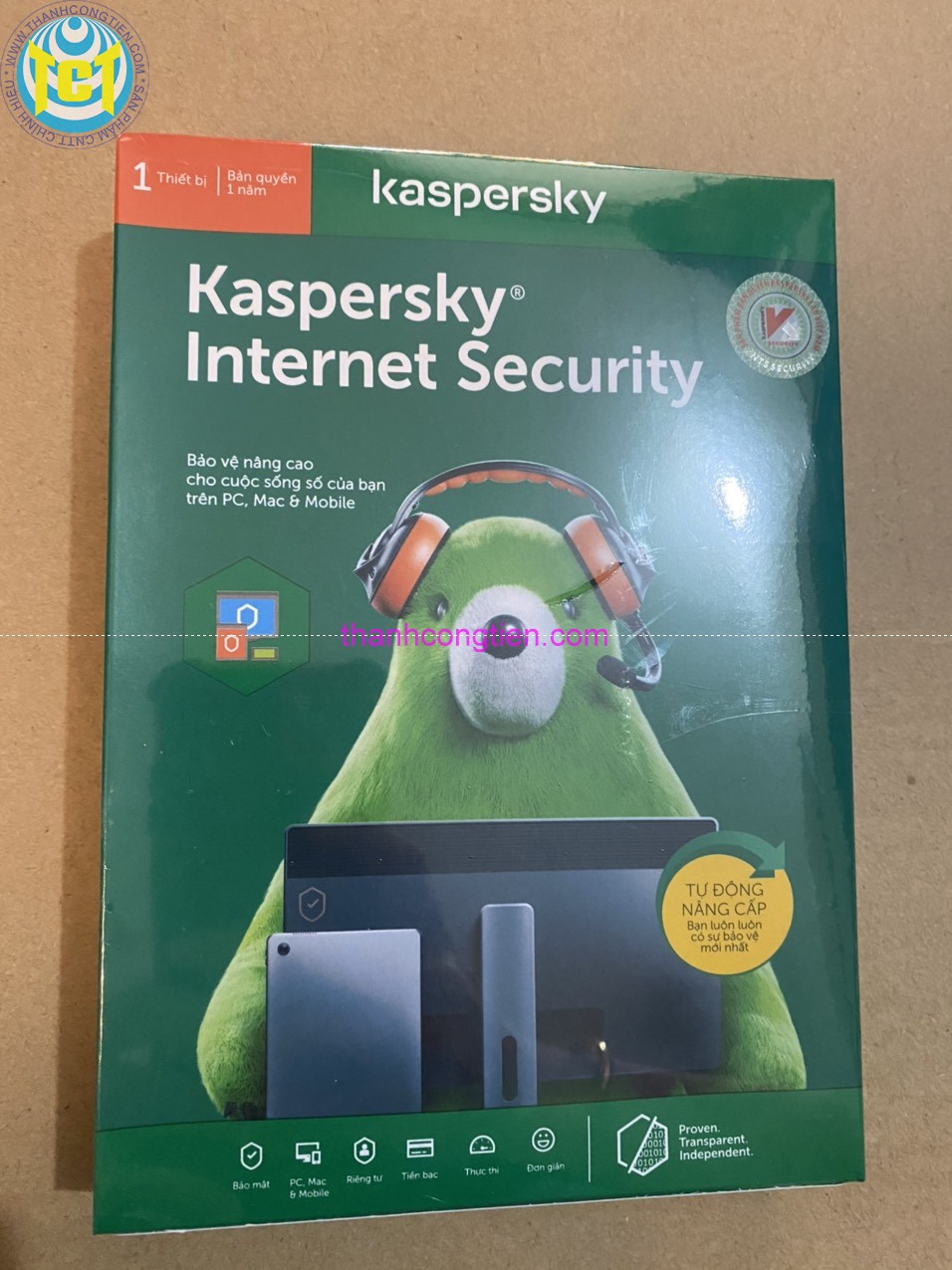 [HCM]Kaspersky Internet Security 1 máy tính - 1 năm Chính hãng NTS
