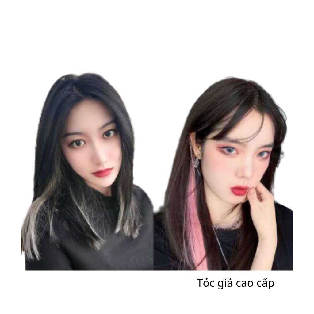 Tóc giả kẹp màu 1 kẹp