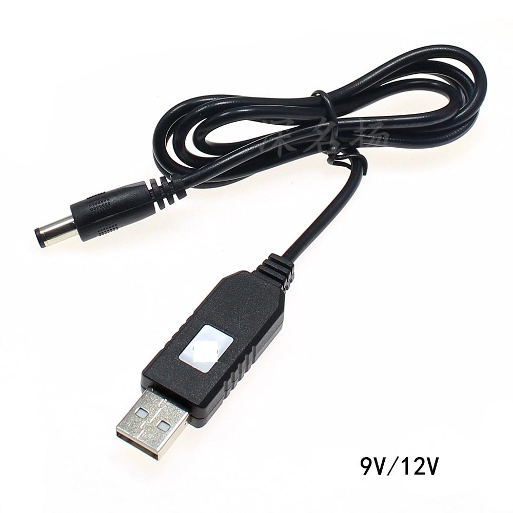 Cáp chuyển đổi usb 5v sang nguồn dc 12v