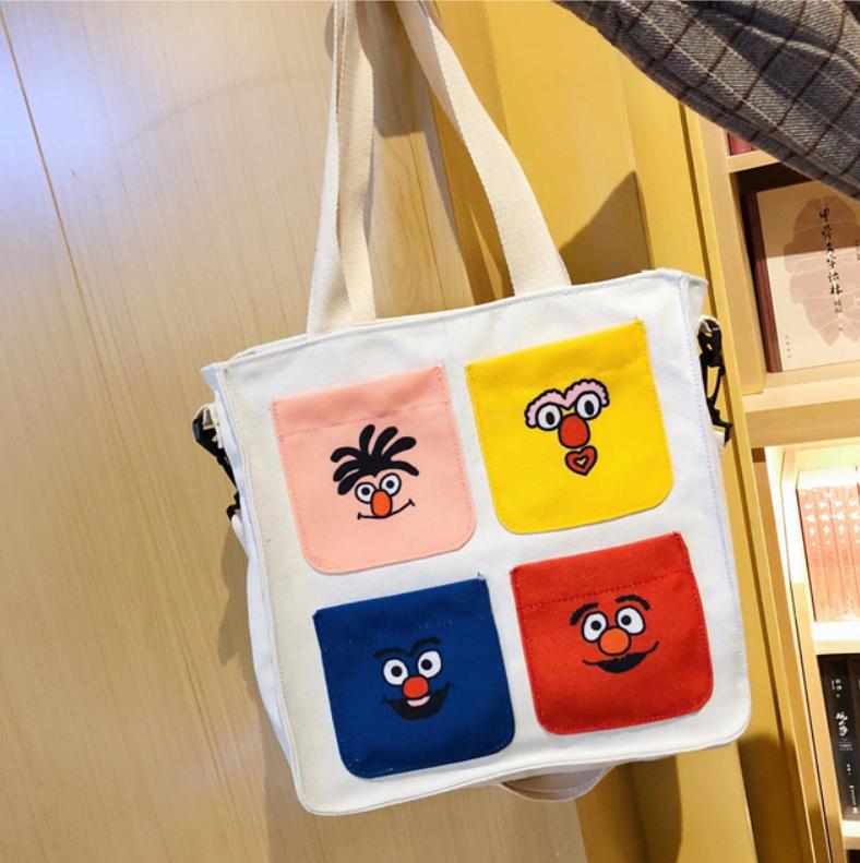 TÚI TOTE VẢI ĐEO CHÉO HAI KIỂU EMOTION