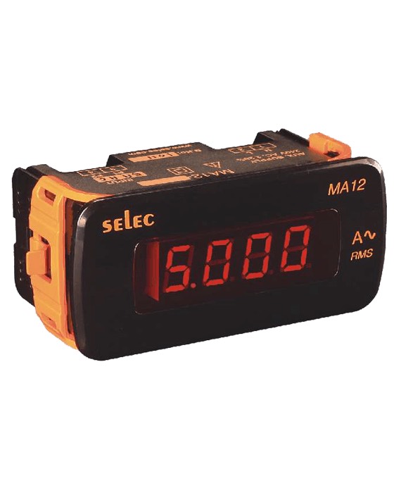 Đồng hồ đo điện áp Selec MA12,MA202,MA302, đồng hồ tủ điện Selec,đồng hồ volt hiển thị số, đồng hồ vôn đo điện áp,đồng hồ ampe kế tủ điện Selec Ấn Độ