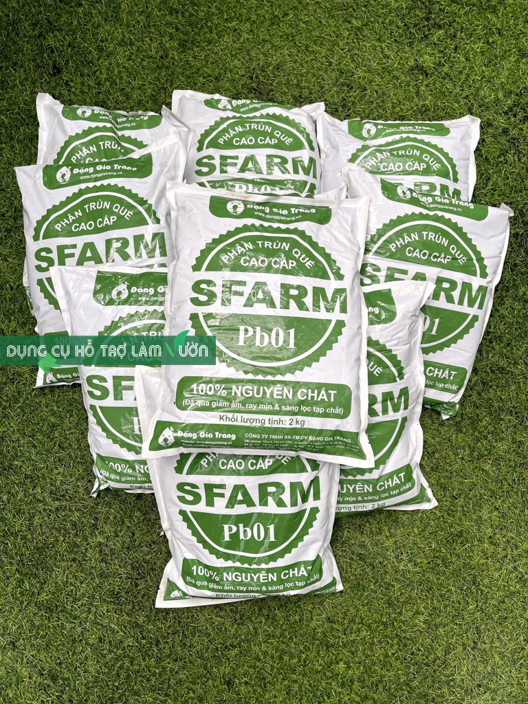 Phân trùn quế Sfarm nguyên chất 2kg