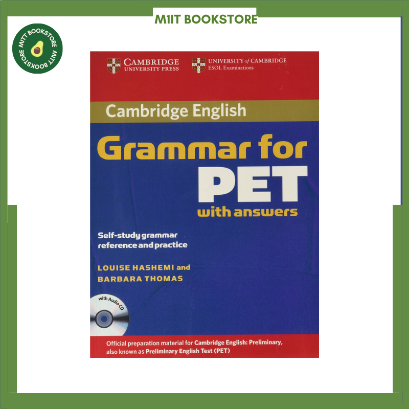 Sách Cambridge Grammar for PET